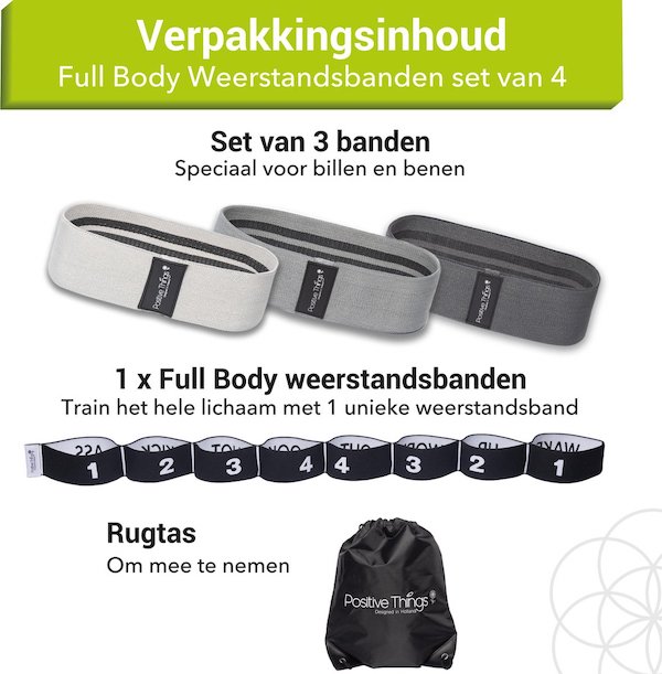 Positive Things weerstandsbanden set