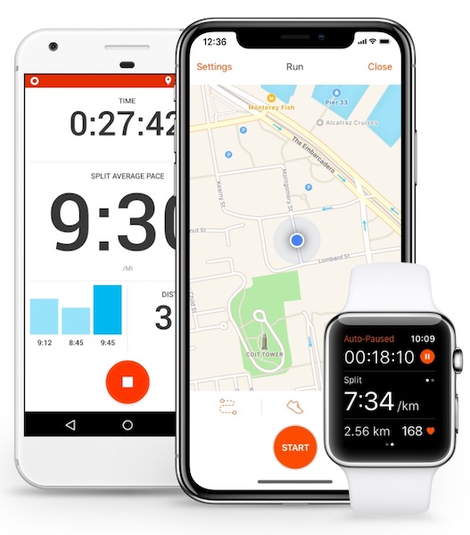 Strava route app