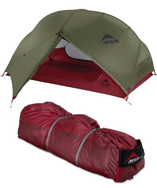 MSR Elixir bikepacking tent