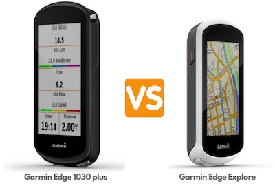 Garmin Edge 1030 plus vs Garmin Edge Explore