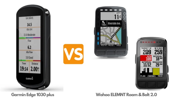 Garmin Edge 1030 plus vs Wahoo ELEMNT Roam & Bolt 2.0