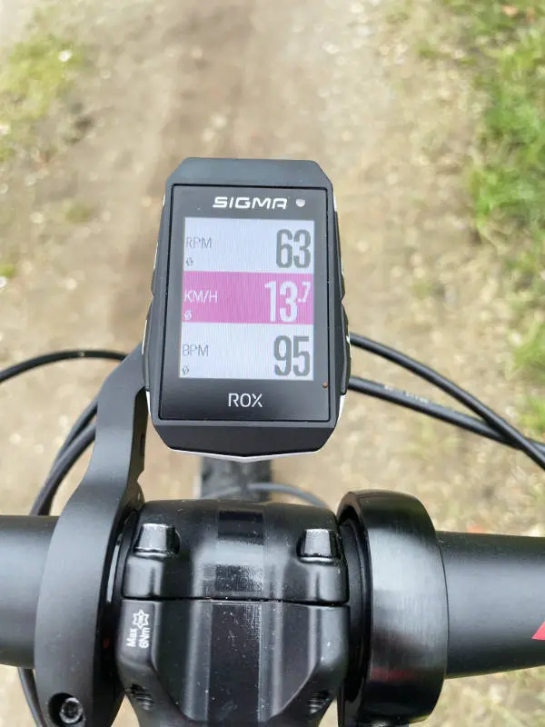 Sigma ROX 11.1 EVO datavelden sensoren