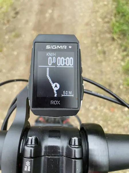 Sigma ROX 11.1 EVO test route volgen