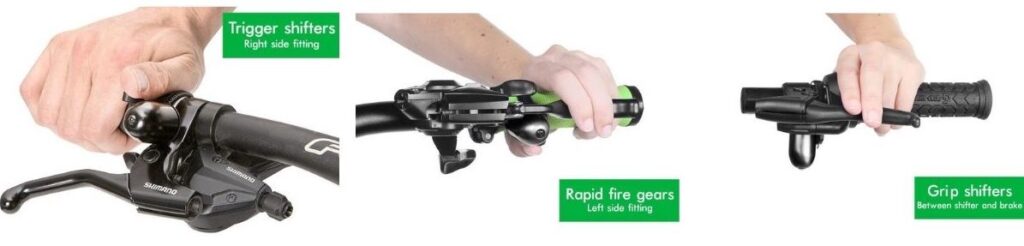Trigger bell op de mountainbike