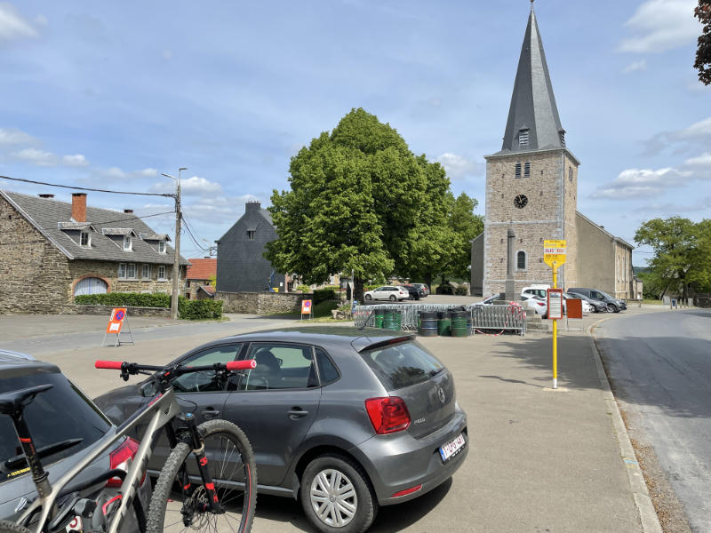 MTB Routes Sart-lez-Spa startlocatie