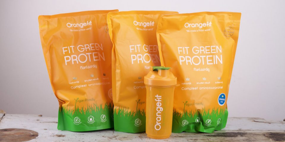 Orangefit protein vegan eiwitpoeder