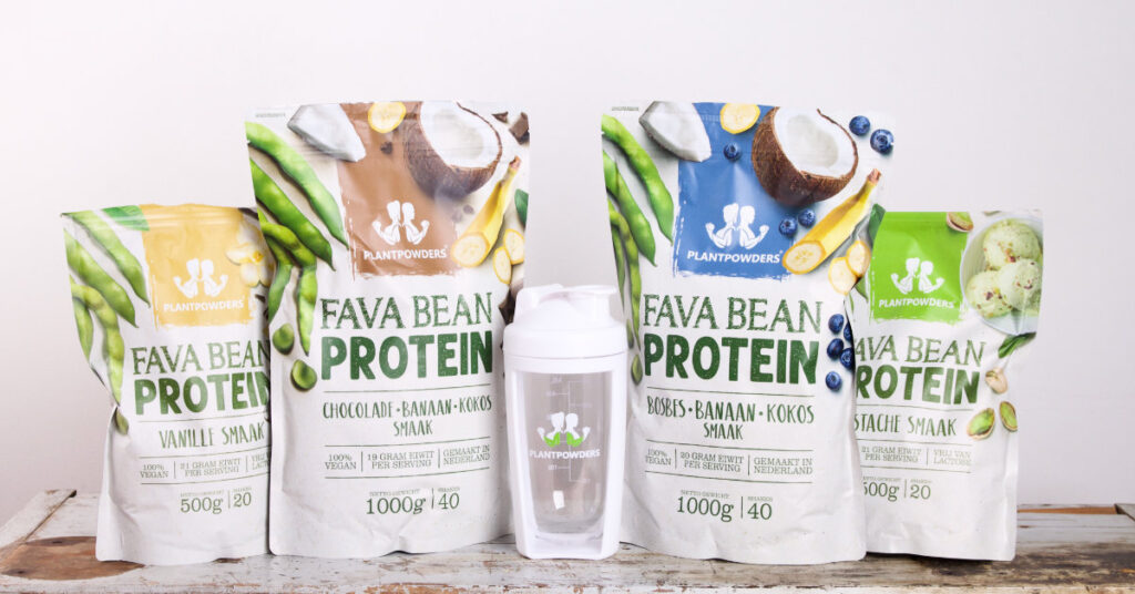 Plantpowders fava bean vegan eiwitpoeder