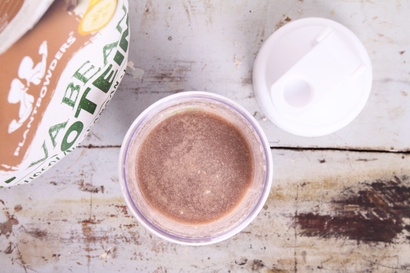 Plantpowders fava bean protein chocolade