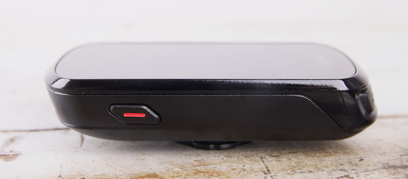Garmin Edge 830 aan uit knop