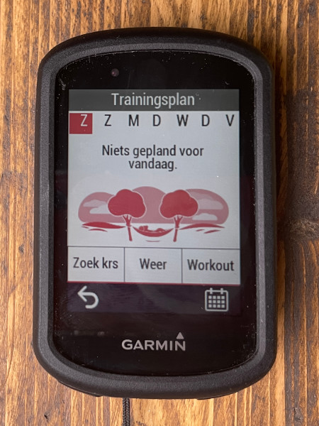 Garmin Edge 830 trainingsplan