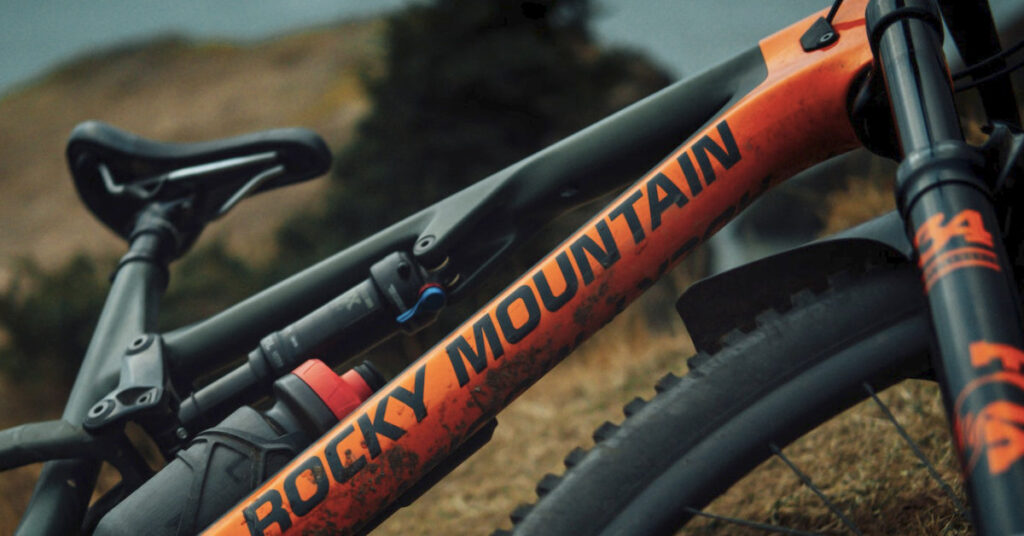 Full suspension mountainbike