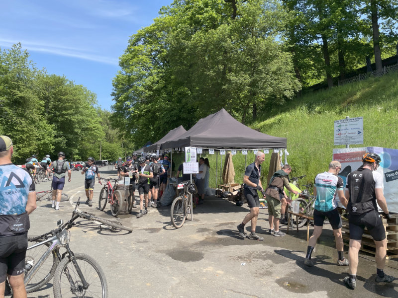 Ardennes Trophy bevoorrading Chateau de Franchimont