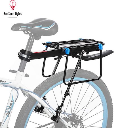 Pro Sport Lights MTB bagagedrager met spatbord