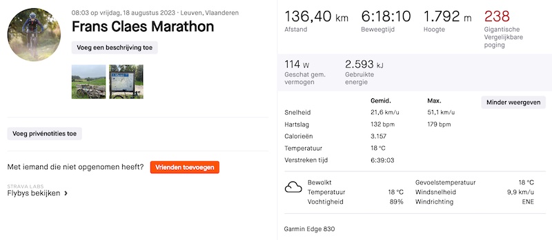 Frans Claes Marathon 2023